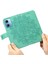 Xiaomi Redmi Için Note 12 5g (Global)/(Hindistan)/(Çin)/poco X5 5g Çiçek Baskılı Pu Deri Flip Kapak Cüzdan Stili Stand Koruyucu Telefon Kılıfı Kayış Yeşili (Yurt Dışından) 5
