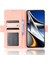 Xiaomi Için Poco X4 Pro 5g Manyetik Flip Deri Cüzdan Kılıf Kart Yuvaları Stand Kitap Şok Geçirmez Tpu Iç Kabuk Pembe (Yurt Dışından) 4