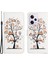 Xiaomi Redmi Için Not 12 5g (Global)/(Hindistan)/(Çin)/poco X5 5g Pu Deri Flip Cüzdan Telefon Kılıfı 3D Desen Baskı Stand Telefon Kapak Kedisi ve Ağaç (Yurt Dışından) 1