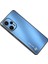 Xiaomi Redmi Için Fırçalanmış Telefon Kapağı Not 12 Turbo/poco F5 5g Tpu Çerçeve Alüminyum Alaşım Geri Cep Telefonu Kılıf Mavisi (Yurt Dışından) 1