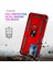 Xiaomi Redmi Için Note 12 5g (Global)/(Hindistan)/(Çin)/poco X5 5g Yüzük Kickstand Telefon Kasası Tpu+Pc Cep Telefonu Kapak-Kırmızı (Yurt Dışından) 3