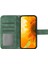Xiaomi Için HT04 13 Ultra Stand Telefon Kılıfı Cüzdan Ayçiçeği Desen Deri Touch Deri Kapak Omuz Kayış-Dark Yeşil (Yurt Dışından) 5