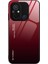 Xiaomi Redmi 12C 4g Için Gradyan Renkli Telefon Kasası, Temperli Cam+Pc Geri Tpu Çerçeve Anti-Çizik Kapak-Kırmızı / Siyah (Yurt Dışından) 1