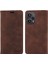 Xiaomi Için Rfıd Engelleme Kabuğu Redmi Not 12 Turbo/poco F5 5g Telefon Cüzdan Kılıf Deri Deri Stand Kapak Kahverengi (Yurt Dışından) 1
