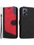 Xiaomi Için Redmi Note 12 5g (Global)/(Hindistan)/(Çin)/poco X5 5g Telefon Deri Kılıf Stand Stand Strap-Black (Yurt Dışından) 1