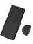 Xiaomi Için 13 Ultra Telefon Stand Pu Deri Deri Cüzdan Cüzdan Dokusu Manyetik Telefon Kapak Black (Yurt Dışından) 3