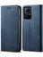 Xiaomi Için Redmi Note 12S 4g Kot Ceza Doku Telefon Kılıfı Pu Deri Stand Flip Cüzdan Kapak Mavisi (Yurt Dışından) 1