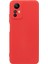 Xiaomi Için Redmi Note 12S 4g Şeker Renk Kalu Tpu Kılıf Anti-Çizelge Fiber Astar Telefon Kapak-Kırmızı (Yurt Dışından) 1