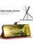 Xiaomi Için Redmi Note 12S 4g Stand Kılıfı Kot Cezası Ekleme Cüzdan Pu Deri+Tpu Telefon Kapak-Kırmızı (Yurt Dışından) 2
