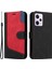 Xiaomi Redmi Için Note 12 Pro 5g/note 12 Pro Speed ​​5g/poco X5 Pro 5g Deri Telefon Cüzdan Kılıfı Üç Renkli Ekleme Stand Kapağı Strap-Black (Yurt Dışından) 1