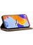 Xiaomi Için Redmi Note 12S 4g Kot Ceza Doku Telefon Kılıfı Pu Deri Stand Flip Cüzdan Kapak-Khaki (Yurt Dışından) 3