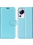 Xiaomi Için Pu Deri Kabuk 13 Lite/civi 2 5g Litchi Doku Telefon Kılıfı Cüzdan Stand Flip Cover-Blue (Yurt Dışından) 1