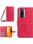 HT04 Cüzdan Flip Kapak Xiaomi Için Poco F5 Pro 5g/redmi K60 5G/K60 Pro 5g, Pu Deri Standı Ayçiçeği Deseni Omuz Askısı Rose ile Baskılı Telefon Kasası (Yurt Dışından) 1