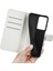 Xiaomi Için Pu Deri Kabuk 13 Lite/civi 2 5g Litchi Doku Telefon Kılıf Cüzdan Stand Flip Cover-White (Yurt Dışından) 5