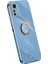 Xiaomi Redmi Için Xinli Not 12S 4g Yüzük Kickstand Tpu Telefon Kapağı Elektrumanlı Telefon Kılıf Mavisi (Yurt Dışından) 1