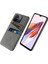 Çift Kart Yuvaları Bez Doku Telefon Kılıfı Xiaomi Redmi 12C 4g, Sert Pc Koruyucu Telefon Kapak-Grey (Yurt Dışından) 1