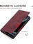 Xiaomi Için 13 Lite/civi 2 5g Telefon Stand Pu Pu Deri Folio Flip Cüzdan Telefon Kapak Kırmızısı (Yurt Dışından) 2