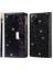 Xiaomi 13 Lite/civi 2 5g Fermuarı Cüzdan Deri Telefon Kılıfı Stand Lazer Oyma Hafif Telefon Kapağı Strap-Black (Yurt Dışından) 1