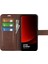Xiaomi Için 13 Ultra Kare Manyetik Kapatma Buzağı Doku Standı Cüzdan Pu Deri Telefon Kahverengi (Yurt Dışından) 2