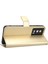 Xiaomi Için Deri Telefon Kılıfı Poco F5 Pro 5g/redmi K60 Pro 5G/K60 5G/K60 Şampiyon Edition Çılgın At Doku Doku Stand Cüzdan Cep Telefonu Kapak Strap-Gold (Yurt Dışından) 4
