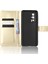 Xiaomi Için Deri Telefon Kılıfı Poco F5 Pro 5g/redmi K60 Pro 5G/K60 5G/K60 Şampiyon Edition Çılgın At Doku Doku Stand Cüzdan Cep Telefonu Kapak Strap-Gold (Yurt Dışından) 5