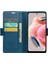 Xiaomi Redmi Için Deri Kılıf Not 12 4g Rfıd Stand Cüzdan Mavisi ile Telefon Kapağı (Yurt Dışından) 2