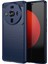 Xiaomi 12S Ultra 5g Için Fırçalanmış Ince Telefon Kılıfı, Karbon Fiber Doku Tpu Kapacı Kayak Dayanıklı Cep Telefonu Kabuk Mavisi (Yurt Dışından) 1