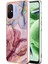 Xiaomi Redmi Için 12C 4G/11A 4g Telefon Kılıfı 2.0mm Elektrapılaşma Imd Mermer Desen Tpu Kapak-Rose Altın (Yurt Dışından) 1