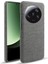 Xiaomi 13 Ultra, Kumaş+Sert Pc Koruyucu Telefon Kapak-Grey Için Çizgiye Karşı Cep Telefonu Kılıfı (Yurt Dışından) 1