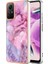 Xiaomi Redmi Için 2.0mm Tpu Kılıfı Not 12S 4g, Mermer Desen Imd Elektrapkülleme Telefon Kapak-Rose (Yurt Dışından) 2