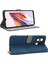 Xiaomi Redmi Için 12C 4G/11A 4g/poco C55 4g Rfıd Engelleme Pu Deri Telefon Kılıfı Manyetik Cüzdan Stand Telefon Kapak Mavisi (Yurt Dışından) 5