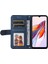 Xiaomi Için Redmi 12C 4g/redmi 11A 4g Baskılı Çizgiler Stand Kılıf Cüzdan Cilt Deri Deri Cep Telefonu Kapak Mavisi (Yurt Dışından) 3