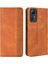 Xiaomi Redmi Için Manyetik Kapanış Deri Kılıfı Not 12S 4g, Stand Cüzdan Retro Telefon Kapak-Kahverengi (Yurt Dışından) 1