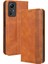 Xiaomi Redmi Için Manyetik Kapanış Deri Kılıfı Not 12S 4g, Stand Cüzdan Retro Telefon Kapak-Kahverengi (Yurt Dışından) 5