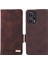 Xiaomi Için Redmi Note 12 Turbo/poco F5 5g Donanım Dekoru Pu Deri Cüzdan Stand Kapağı Şok Geçirmez Telefon Case-Coffee (Yurt Dışından) 1