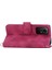Xiaomi Redmi Için Şok Geçirmez Kılıf Not 12S 4g Çiçek Baskılı Deri Kapak Strap-Wine Red ile Cilt Touch Cüzdan Telefon Kılıfı (Yurt Dışından) 5