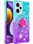Xiaomi Redmi Için Note 12 Turbo/poco F5 5g Sıvı Sequins Telefon Kılıfı Kickstand Gradient Tpu Kapak Sky Mavi+Mor (Yurt Dışından) 3