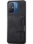 Xiaomi Redmi 12C 4g Deri Kaplamalı Tpu Kickstand Telefon Kasası Rfıd Engelleme Cüzdan Anti-Drop Cover-Black (Yurt Dışından) 2