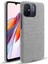 Xiaomi Redmi Için Cep Telefonu Kılıfı 12C 4g Düz Renk Kıç Çizgiye Karşı Koşu Sert Pc+Bez Telefon Geri Kapak Işık Gri (Yurt Dışından) 1