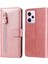 Buzağı Dokusu Xiaomi Redmi Için Telefon Kılıfı Not 12 Pro 5g /not 12 Pro Speed ​​5g /poco X5 Pro 5g, Pu Deri Fermuar Cep Flip Cüzdan Kapağı Stand-Pink ile (Yurt Dışından) 1