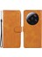 Xiaomi 13 Ultra Pu Deri Telefon Kılıf Buzağı Doku Cüzdan Stand Koruyucu Kapak-Khaki (Yurt Dışından) 1