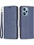 Xiaomi Için Poco F5 5g/redmi Not 12 Turbo Tpu+Pu Deri Stand Telefon Kılıfı Dokulu Cüzdan Kapak Mavisi (Yurt Dışından) 1