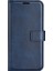 Xiaomi Için Redmi Note 12 Turbo/poco F5 5g Buzağı Doku Standı Cüzdan Kare Manyetik Kapatma Pu Deri Telefon Kılıf Mavisi (Yurt Dışından) 5