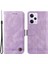 Xiaomi Redmi Için Note 12 Pro 5g /note 12 Pro Hız 5g /poco X5 Pro 5g Ağaç Desen Metal Desen Pu Deri Telefon Kılıf Hatları Baskılı Cilt Touch Flip Stand Cüzdan Kapağı Strap-Purple ile (Yurt Dışından) 1