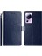 Xiaomi Için HT01 13 Lite/civi 2 5g Flip Deri Cüzdan Kapağı Baskılı Y Şeklinde Çizgi Stand Şok Geçirmez Telefon Kılıfı Kayış Mavisi (Yurt Dışından) 1