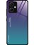 Xiaomi Redmi Için Note 12 5g (Hindistan) / Poco X5 5g Gradyan Renk Anti-Drop Telefon Kılıfı Temperlenmiş Cam Sert Pc Yumuşak Tpu Çizilmeye Dirençli Arka Kapak-Mor / Mavi (Yurt Dışından) 1