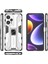 Xiaomi Redmi Için Note 12 Turbo/poco F5 5g Kickstand Anti-Drop Telefon Kapağı Sabit Pc Yumuşak Tpu Case-Silver (Yurt Dışından) 5