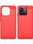Xiaomi Redmi Için 12C 4g Esnek Tpu Telefon Geri Kapak Fırçalanmış Karbon Fiber Doku Damla Koruma Telefon Kasası-Kırmızı (Yurt Dışından) 3