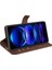 Xiaomi Redmi Için Note 12 Pro 5g/note 12 Pro Speed ​​5g/poco X5 Pro 5g Cep Telefonu Kılıf Buzağı Doku Stand Stand Cüzdan Kapak Brown (Yurt Dışından) 3