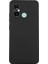 Xiaomi Poco C55 4g/redmı 12C 4g Sıvı Silikon Kılıf Düz Kenar Kamera Koruma Telefon Kapak Black (Yurt Dışından) 1